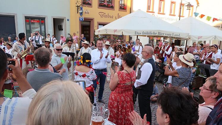 Mexikaner Bischofsheim Erinnerungen den Besucher mexikanischen Freunde in Bischofsheim im  Sommer 2018. Foto: Matthias Poppe
