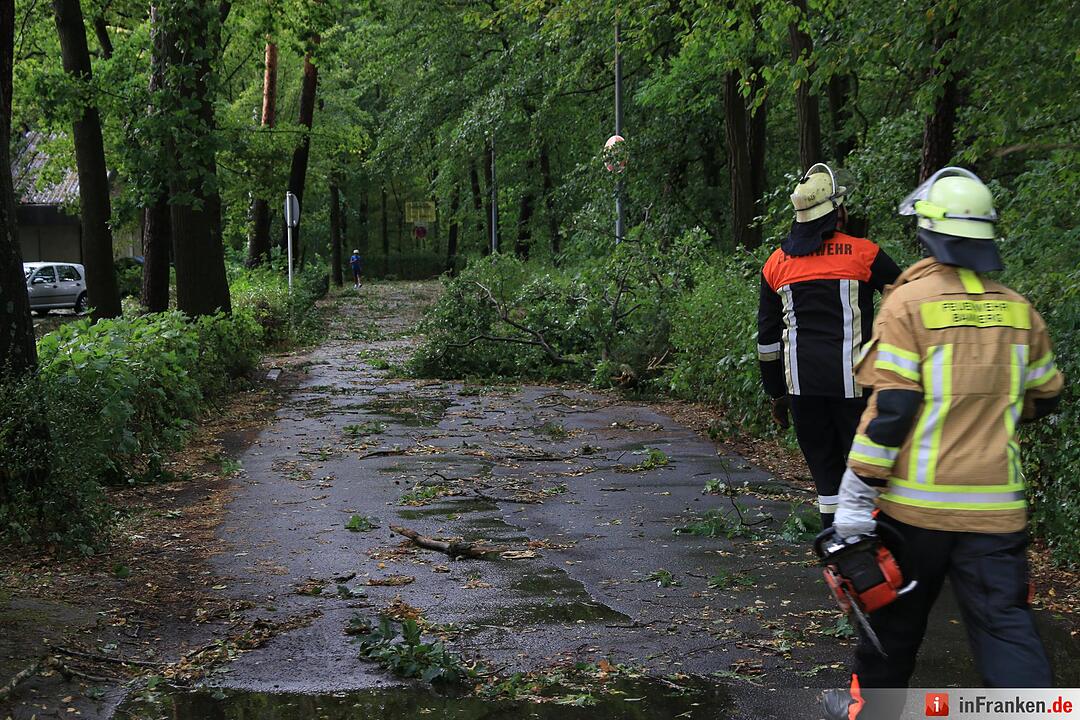 Massive Schäden nach Sturm in Bamberg