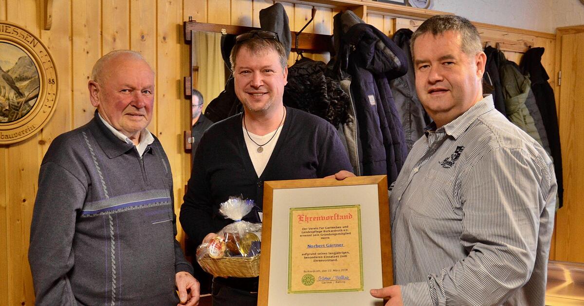 Burkardroth Norbert Gärtner wird Ehrenvorstand