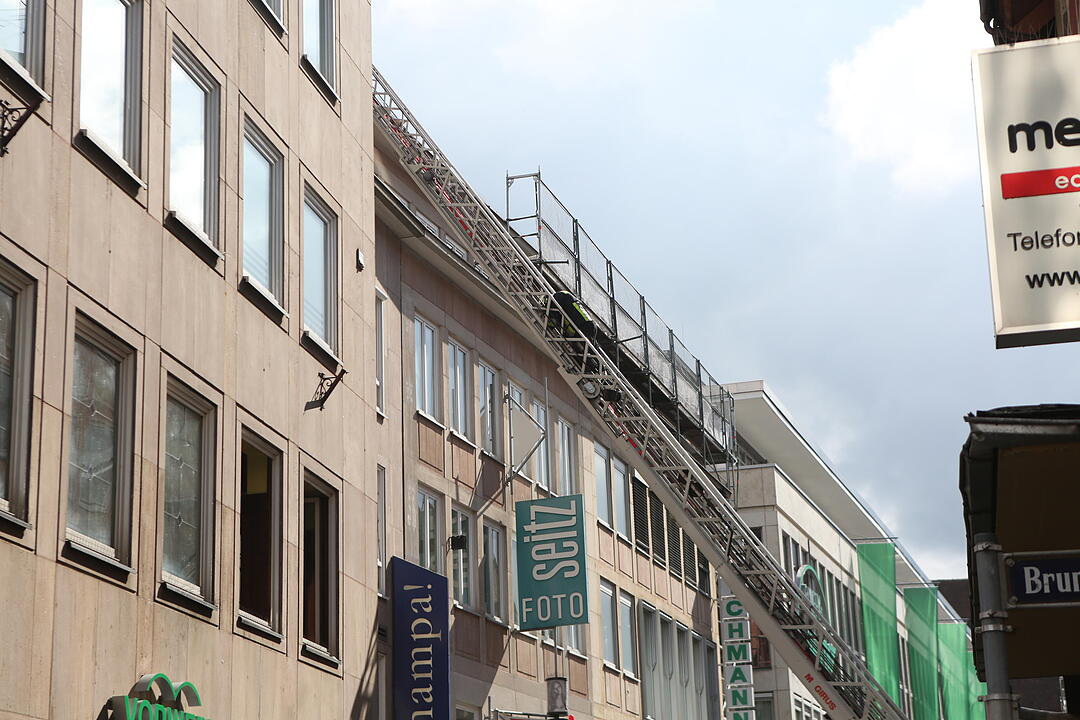 Brand in Restaurant der Nürnberger Innenstadt