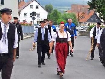 Ein wunderschönes Bild ergab sich bei der Kirchenparade am Sonntagmorgen.