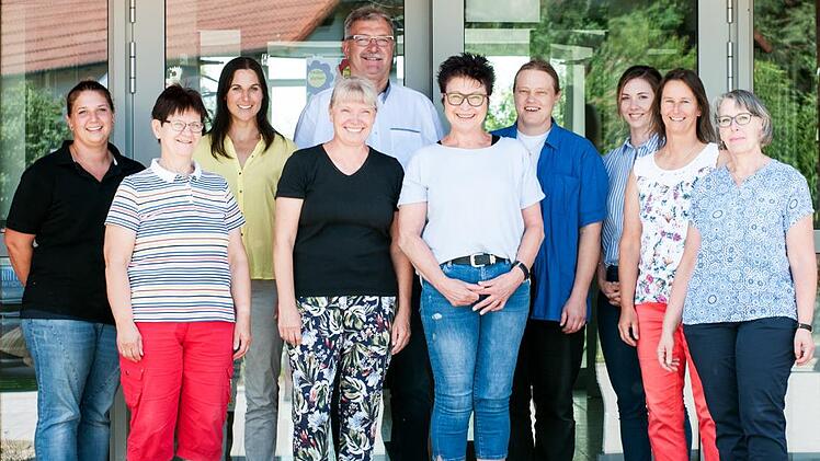 Im Team der Grundschule Untermerzbach helfen alle zusammen. Foto: Pia Bayer