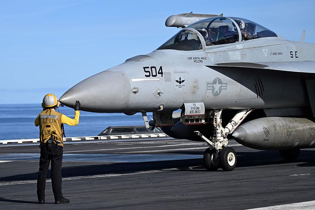 Flugzeugträger USS Gerald R. Ford in der Nordsee