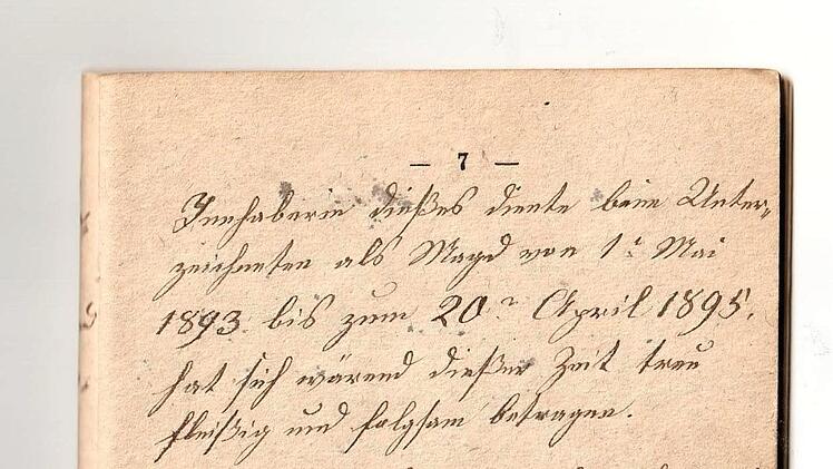 Im Königreich Bayern diente Margaretha Zimmermann aus Oberpöllitz.