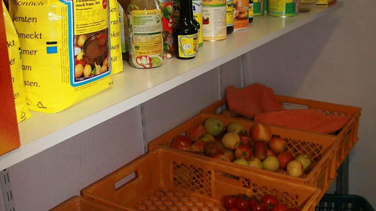 Das Lager der Suppenküche