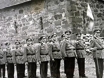Die Ebermannstädter Bayernwacht mit Georg Kraus als Zweiter von rechts Repros: Franze