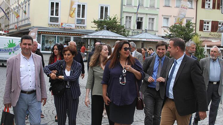 Stadtbummel durch Kulmbach: Auch wenn die St&auml;dte unterschiedlich gro&szlig; sind, lieben die G&auml;ste aus Bursa Kulmbach.Sonny Adam