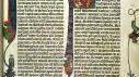 Eine Gutenberg-Bibel von 1455. Foto: British Library Board/British Museum/dpa