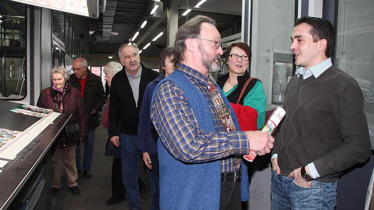 Betriebsführung bei Baumann Druck Foto: Dagmar Besand
