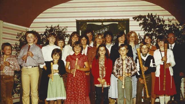 Der Flötenchor war immer der ganze Stolz von Karl-Heinz Wirz - vor vierzig Jahren wurde er gegründet. Foto: Archiv