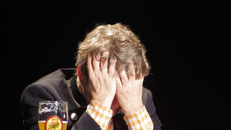 Zum Hände vor den Kopf-schlagen: Frank-Markus Barwasser. Foto: Klaus Werner