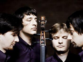 Das Apollon Musagète Quartett spielt am Samstag mit dem Bayerischen Kammerorchester Bad Brückenau beim Sommerkonzert "Traumdeuter". Foto: Marco Broggreve