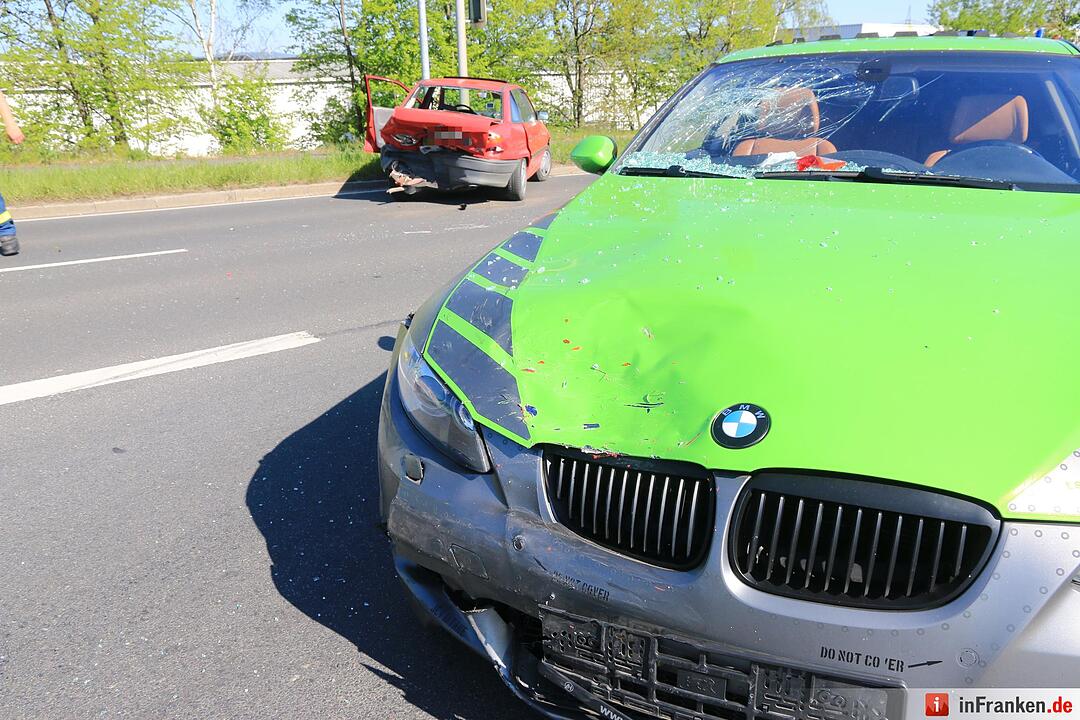 Unfall auf dem Berliner Ring in Bamberg