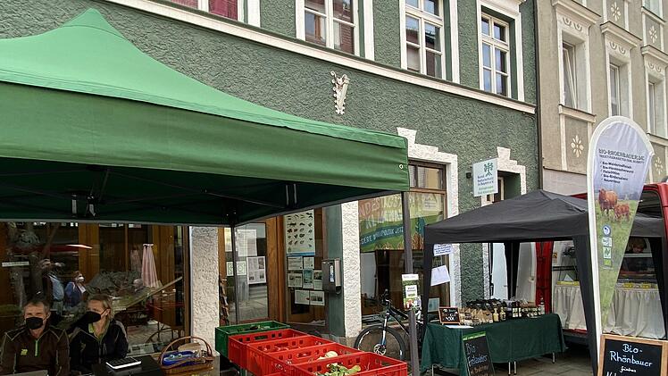Nach einem Jahr Pause war wieder Regionalmarkt in Bad Brückenau.