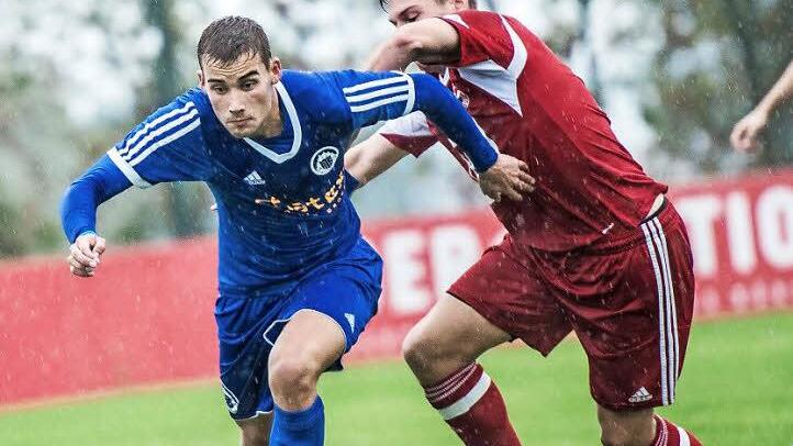 Der ATS Kulmbach um Levin Pauli (l.) trifft zu Hause auf den FC Creußen. Foto: Muck