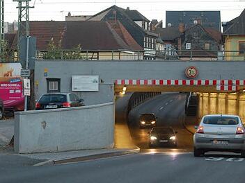 Nur die Unterführung in der Coburger Straße muss in beiden Richtungen während der Bauarbeiten gesperrt werden. Foto: Andreas Welz