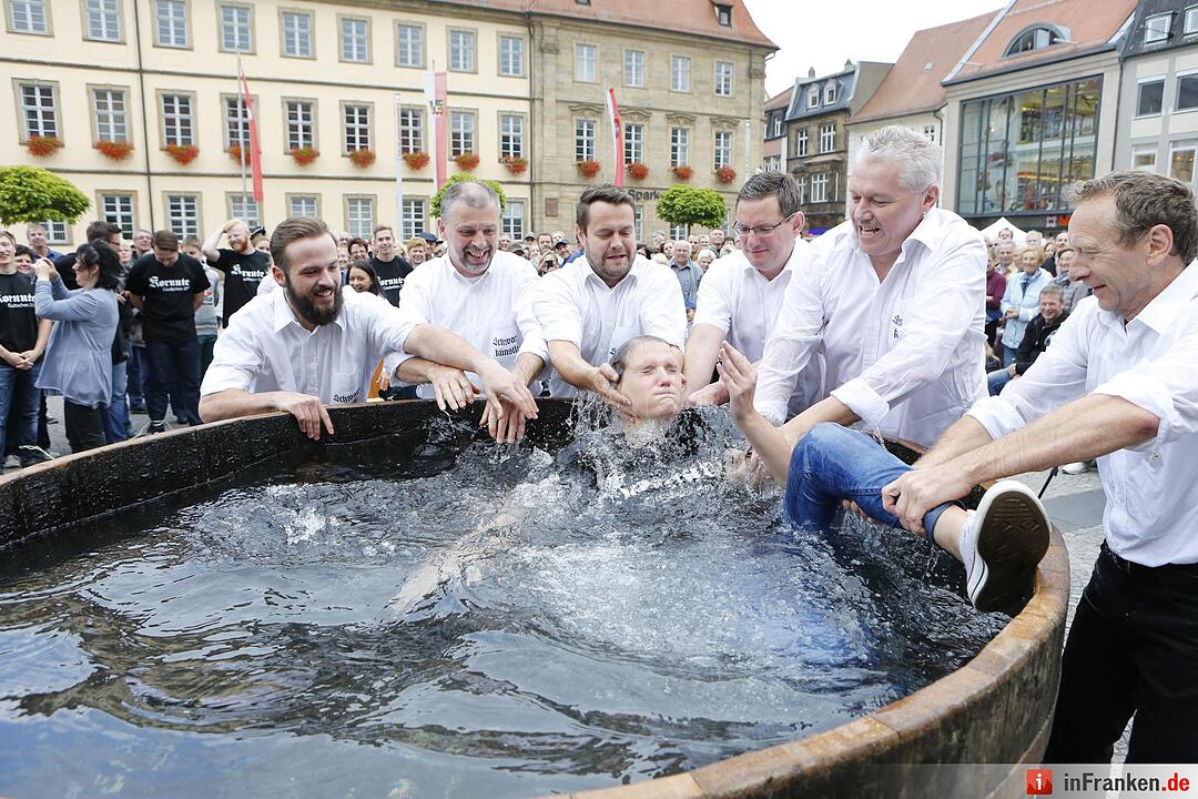 Gautschfeier 2015 der Mediengruppe Oberfranken in Bamberg