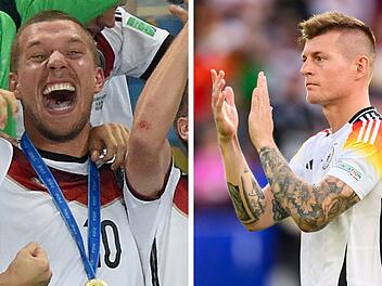 Lukas Podolski und Toni Kroos