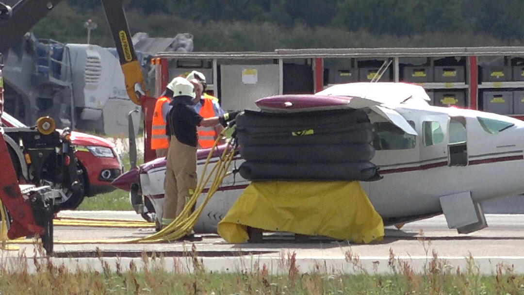 Cessna muss in Nürnberg notlanden - niemand verletzt