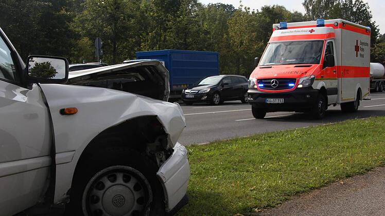 Unfall in Kronach. Foto: Marco Meißner