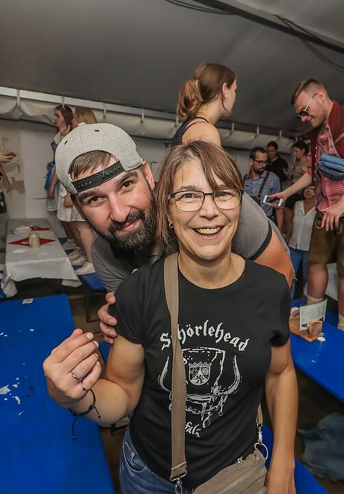 Endlich wieder Partystimmung im Sandgebiet