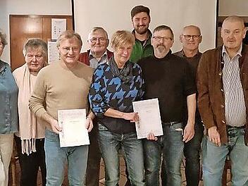 Zahlreiche Mitglieder wurden für ihre langjährige Treue geehrt.