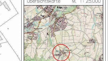 Ausschnitt aus der Karte