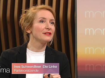 Linken-Chefin Ines Schwerdtner forderte im ZDF-Moma eine "tiefgreifende Reform" des Rentensystems.
