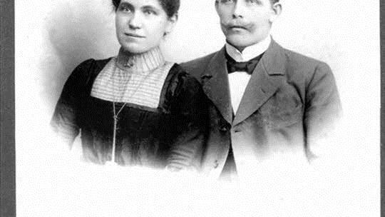 Das Hochzeitfoto von Marie und Franz Haun