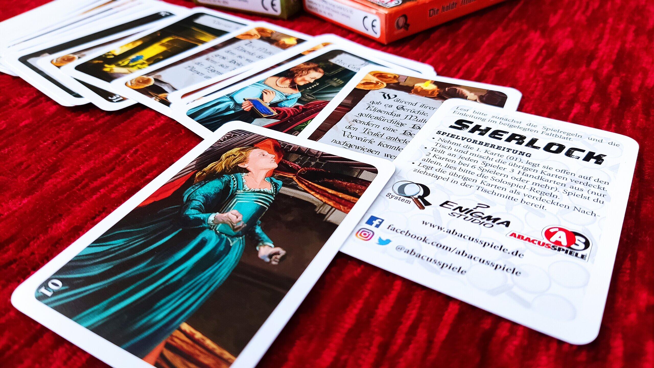 ABACUSSPIELE Sherlock Mittelalter - Krimi Kartenspi Produktbild-Vorschau 7