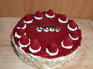 Himbeer-Quark-Kuchen