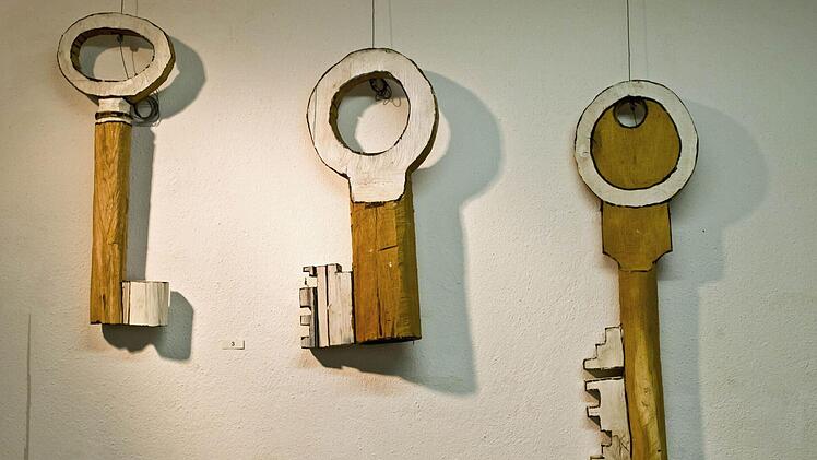 Gerhared Nerowski: Schlüssel (Eiche gefasst)Foto: Jochen Berger