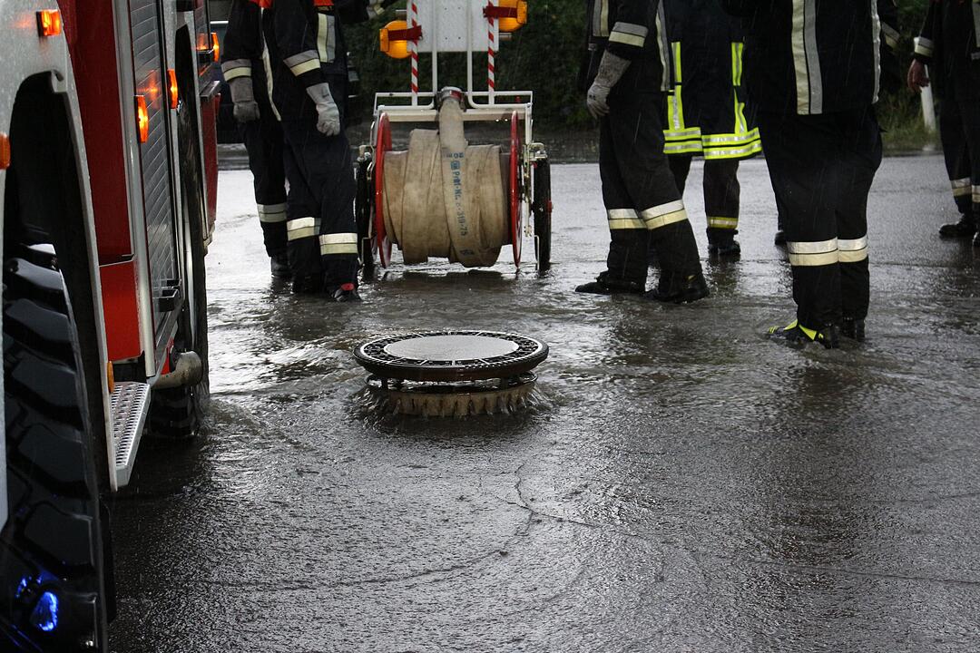 Unwetter zieht über Mittelfranken