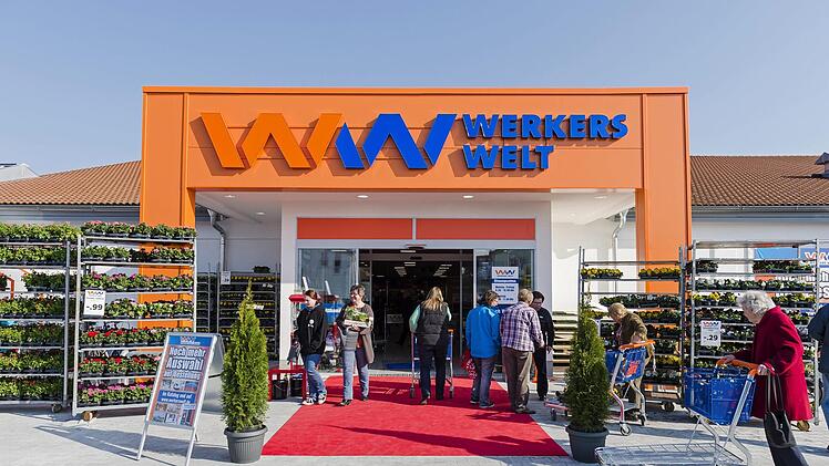 So präsentiert sich der Baumarkt "Werkers Welt" auf einem  Pressefoto. Voraussichtlich Mitte nächsten Jahres wird eine Filiale in  Altenkunstadt ihre Pforten öffnen. Stephan Stöckel