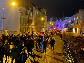 Corona-Protest in Bamberg