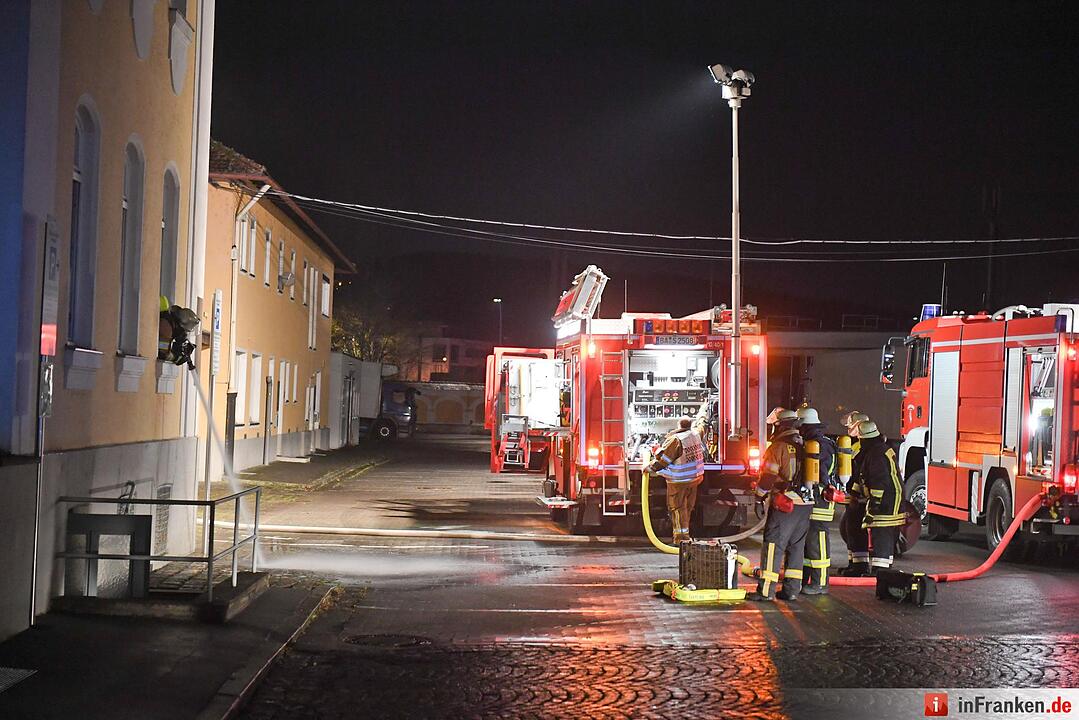 Brand am Schlachthof in Bamberg