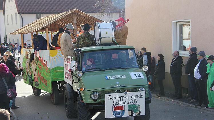 Faschingsumzug in Oberlangenstadt. Foto: Veronika Schadeck