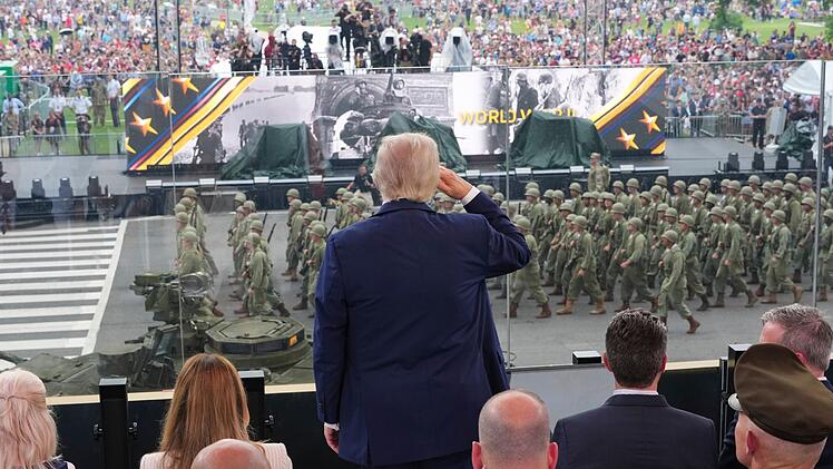 Milit&auml;rparade in Washington