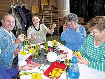 Berufsschüler bei den Senioren