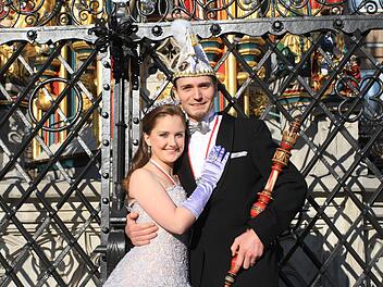 Am Samstag (21.01.2017) fand die offizielle Vorstellung des neuen Nürnberger Prinzenpaares Prinz Andi II. und Prinzessin Tamara I. statt. Foto: News5/Friedrich