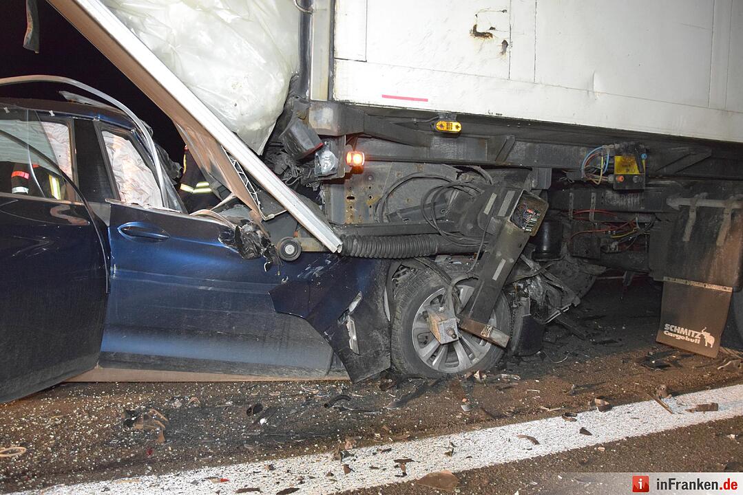 Schwerer Unfall auf der A3 bei Würzburg