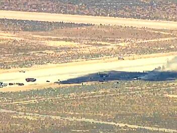 B-52-Bomber st&uuml;rzt in Kalifornien ab