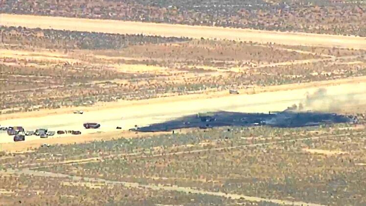B-52-Bomber st&uuml;rzt in Kalifornien ab