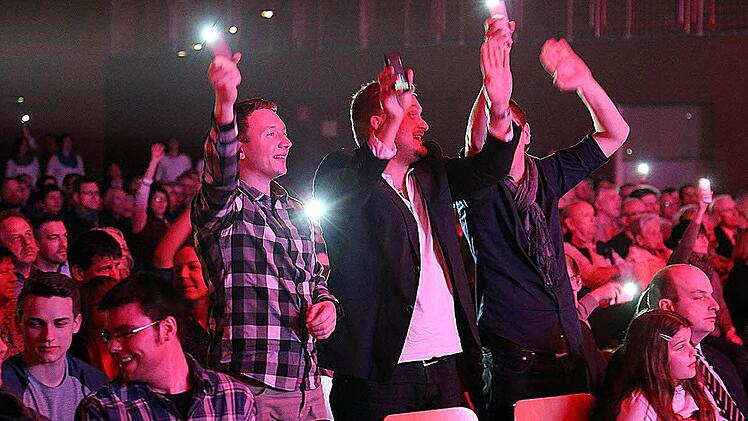 Die Bigband der Bundeswehr in der Münnerstädter Mehrzweckhalle. Foto: Dieter Britz