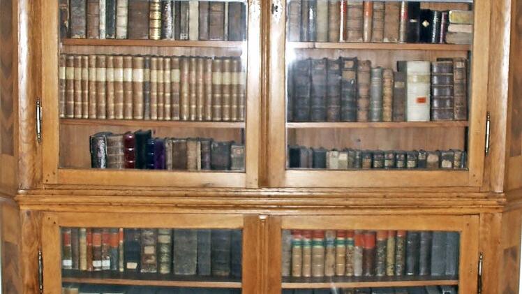 Der Bücherschrank der "Schönsten im Frankenland" Foto: Petra Mayer