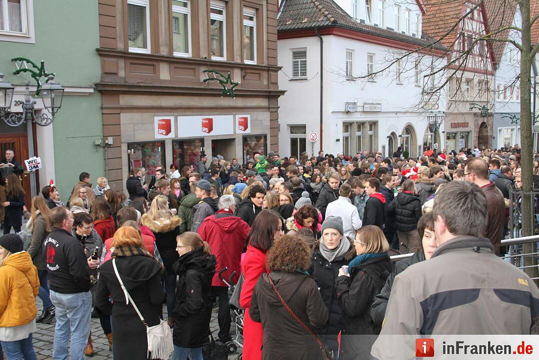 Frühschoppen zu Weihnachten in Kulmbach