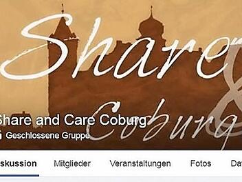 Wer der Gruppe "Share and Care Coburg " beitreten möchte, muss anfragen - und ein paar Voraussetzungen erfüllen.