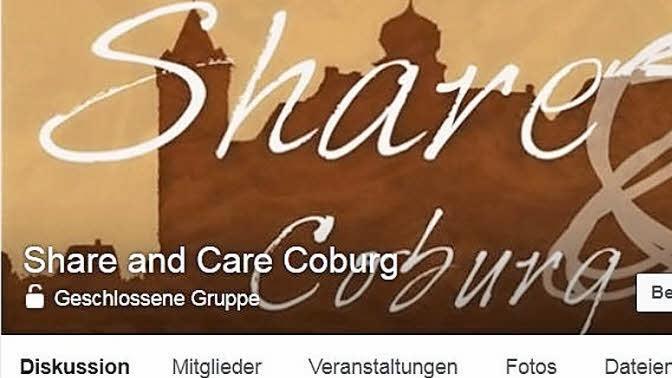 Wer der Gruppe "Share and Care Coburg " beitreten möchte, muss anfragen - und ein paar Voraussetzungen erfüllen.