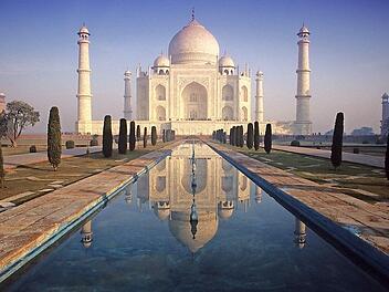 Das Mausoleum Taj Mahal wurde zum Inbegriff der Liebe eines Mannes zu seiner verstorbenen Frau. Das berühmteste Bauwerk Indiens darf im Vortrag von Sigrid Wolf-Feix nicht fehlen.  Foto: Sigrid Wolf-Feix