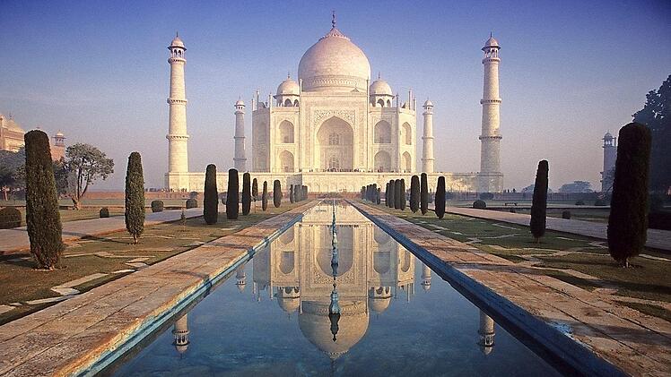 Das Mausoleum Taj Mahal wurde zum Inbegriff der Liebe eines Mannes zu seiner verstorbenen Frau. Das berühmteste Bauwerk Indiens darf im Vortrag von Sigrid Wolf-Feix nicht fehlen.  Foto: Sigrid Wolf-Feix